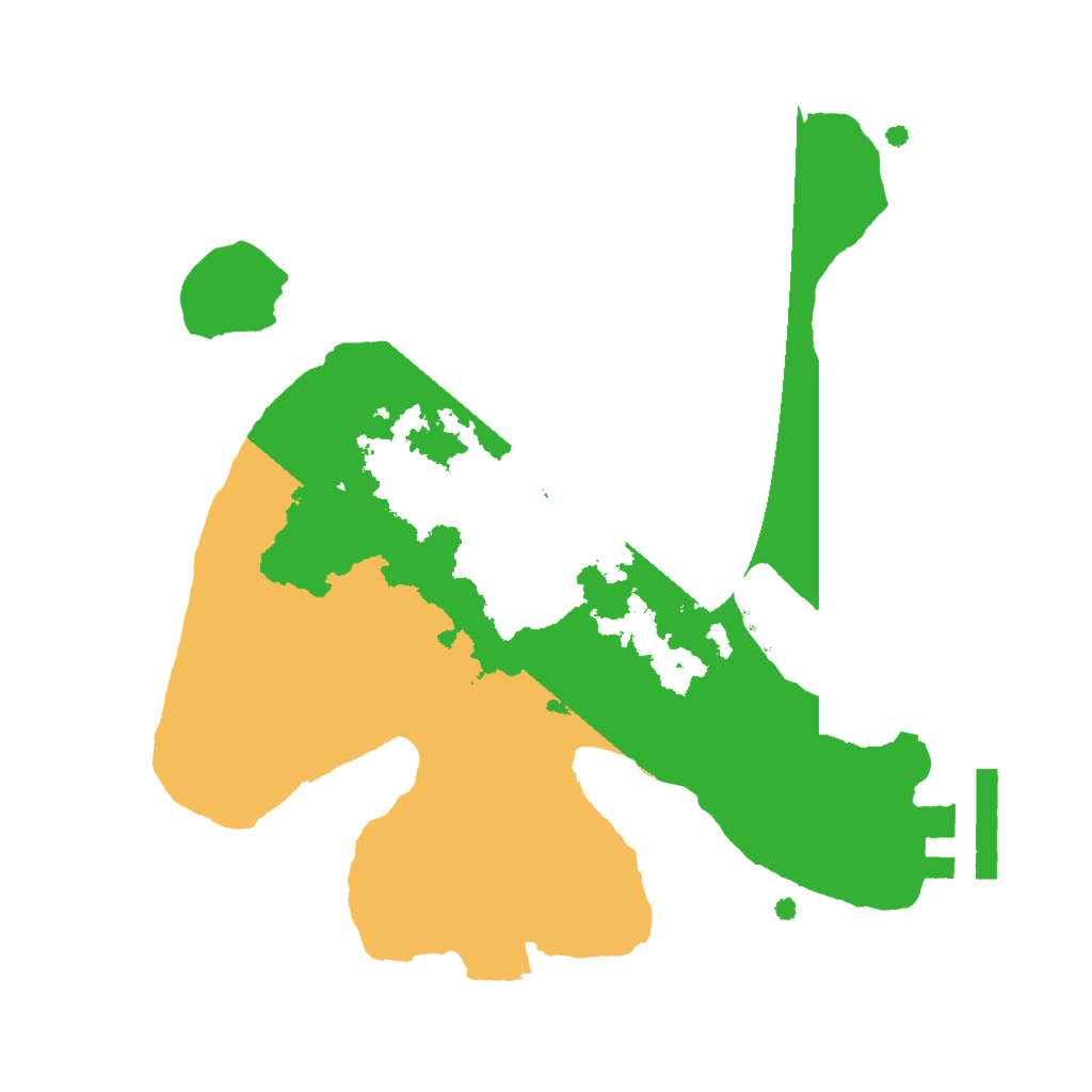 Biome Rust Map: Procedural Map, Size: 2000, Seed: 224600714