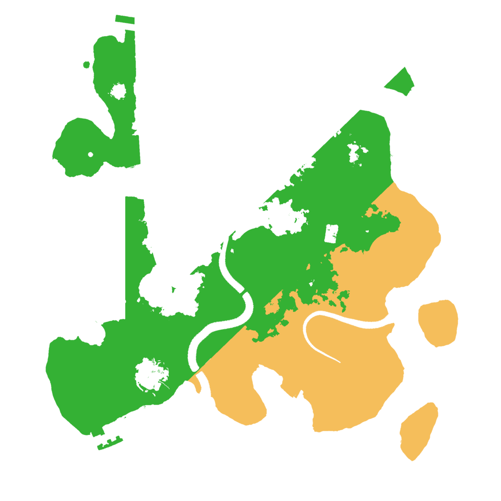 Biome Rust Map: Procedural Map, Size: 2900, Seed: 793197