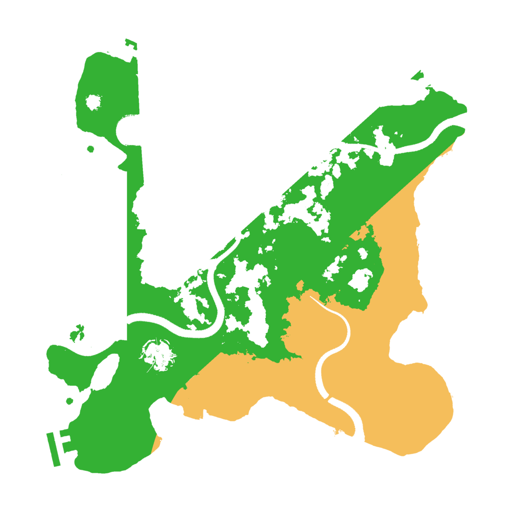 Biome Rust Map: Procedural Map, Size: 3000, Seed: 450170616