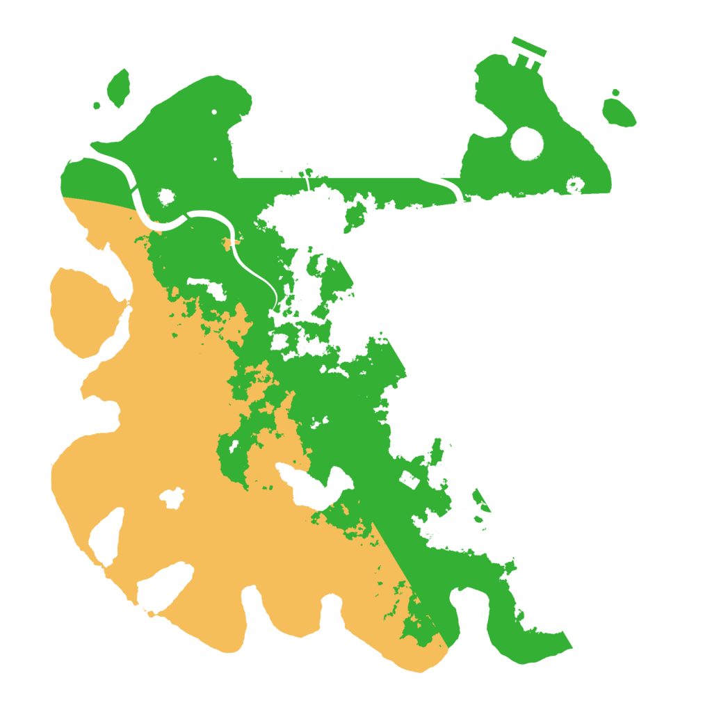Biome Rust Map: Procedural Map, Size: 4000, Seed: 18249345
