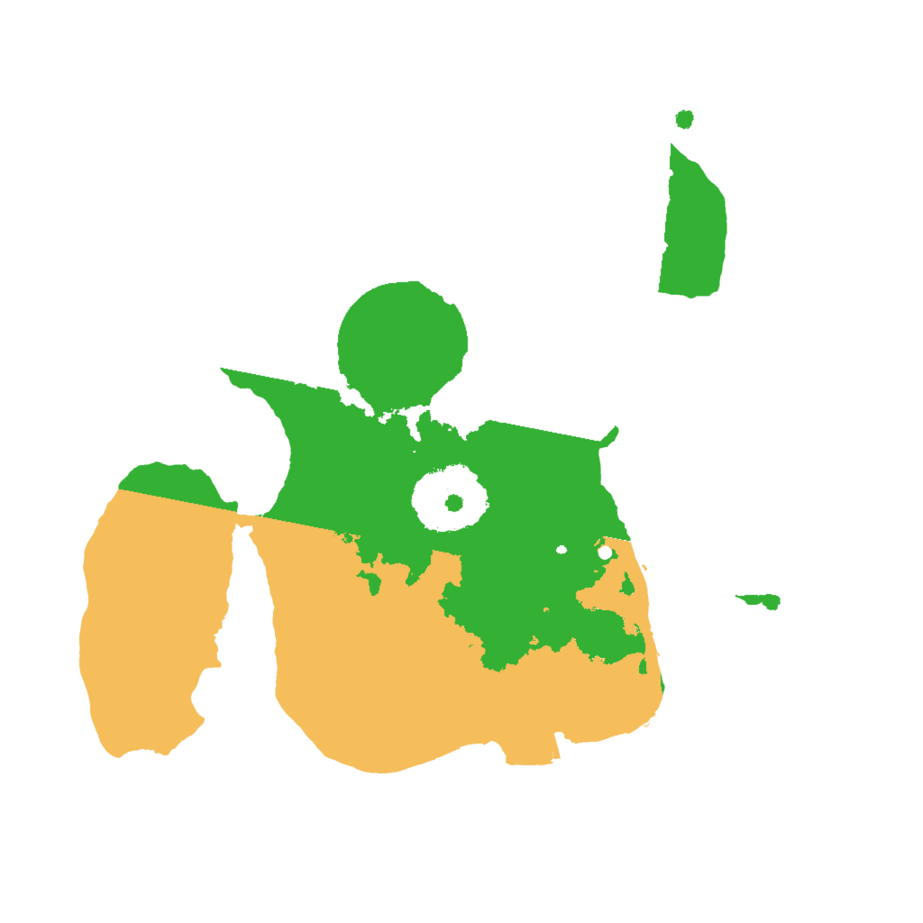 Biome Rust Map: Procedural Map, Size: 2000, Seed: 200605931