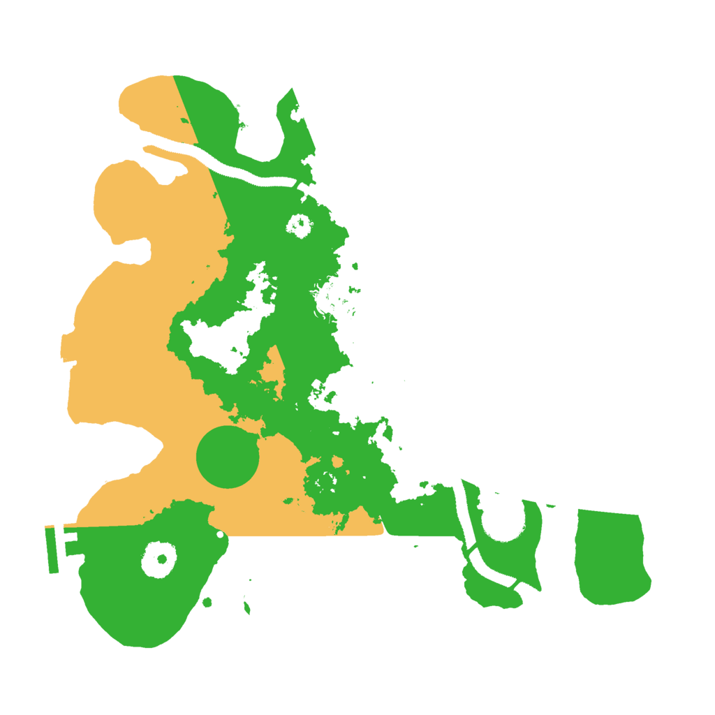Biome Rust Map: Procedural Map, Size: 3000, Seed: 84625029