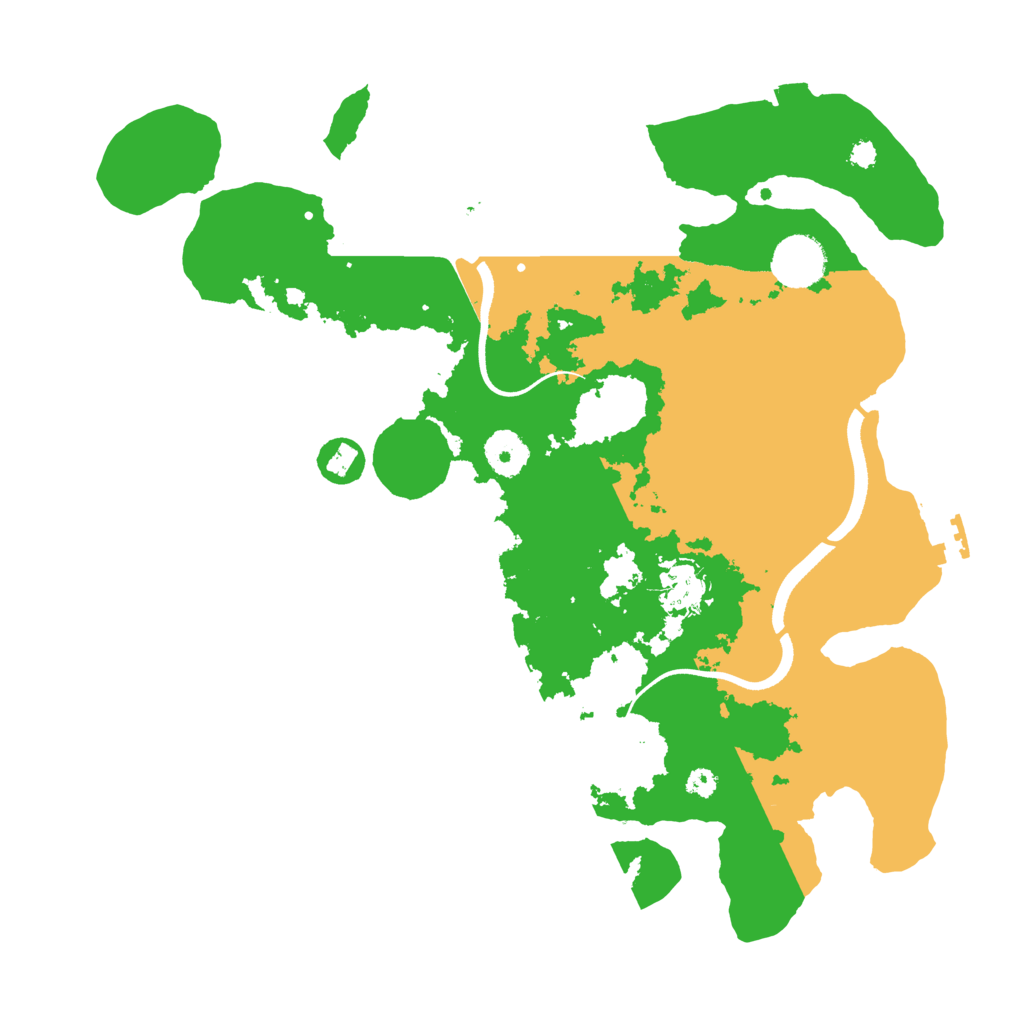 Biome Rust Map: Procedural Map, Size: 3500, Seed: 1181513181