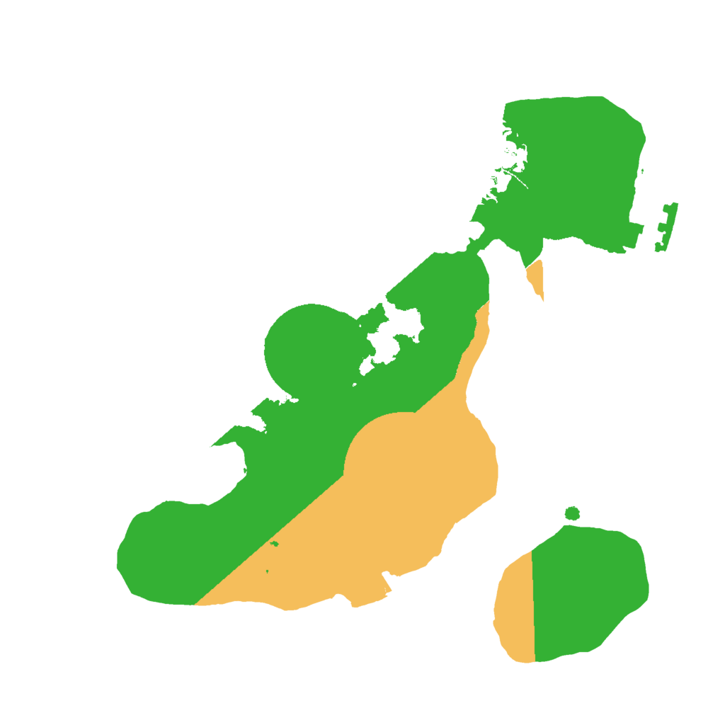 Biome Rust Map: Procedural Map, Size: 2000, Seed: 818735410