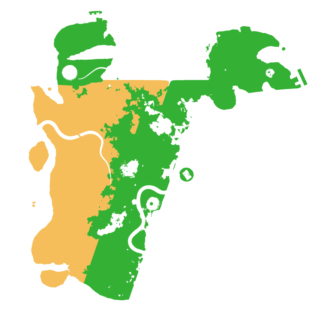 Biome Rust Map: Procedural Map, Size: 3750, Seed: 714334456