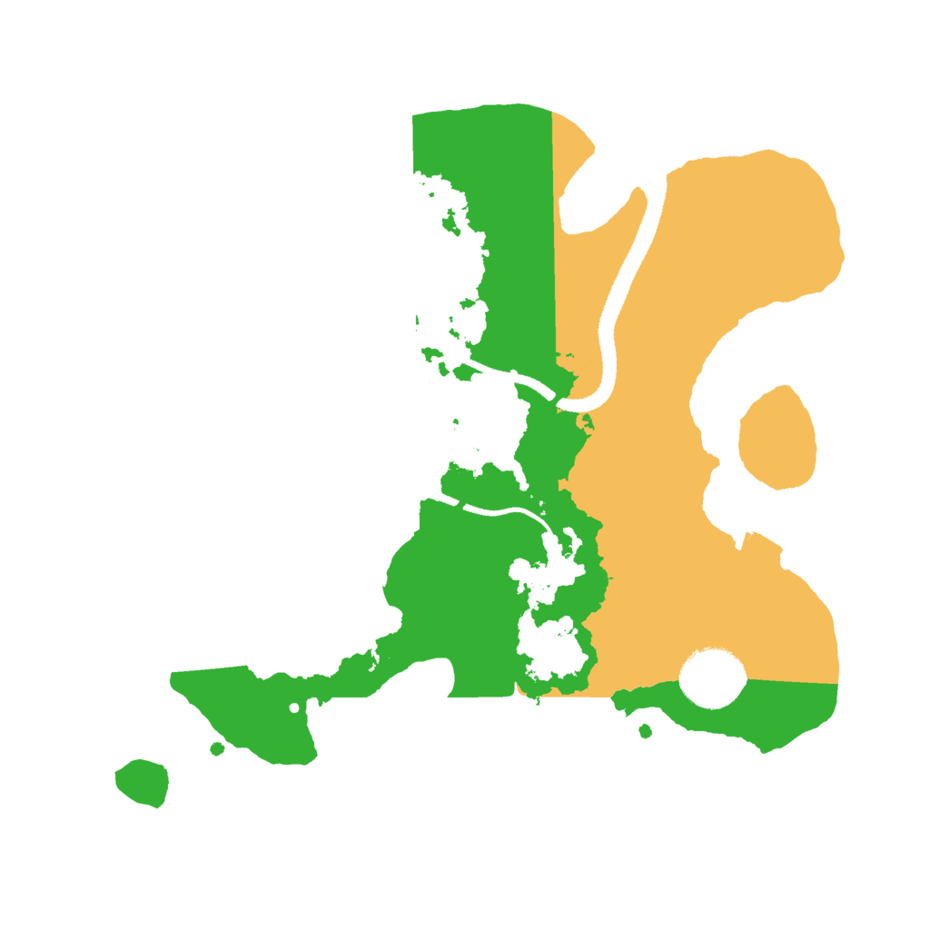 Biome Rust Map: Procedural Map, Size: 2700, Seed: 48883