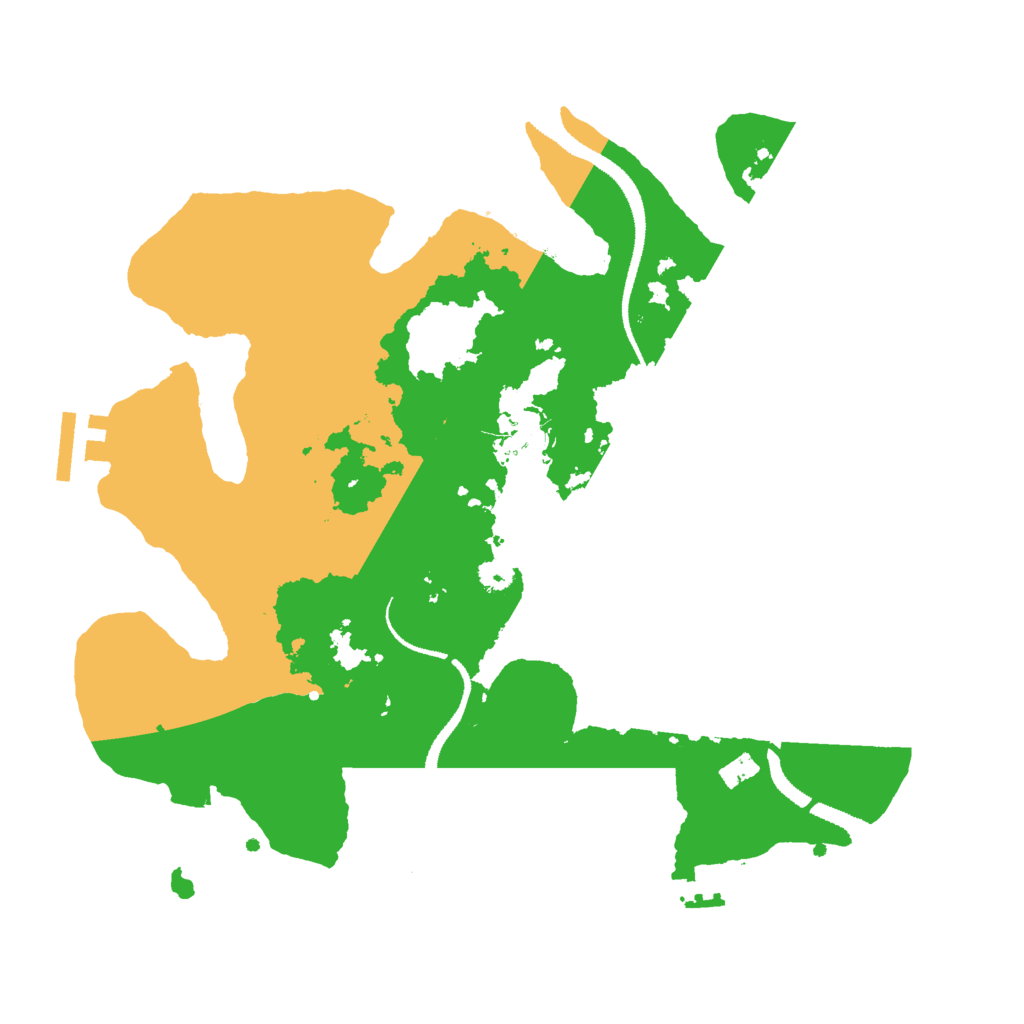 Biome Rust Map: Procedural Map, Size: 3000, Seed: 12859