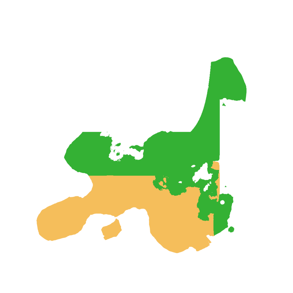 Biome Rust Map: Procedural Map, Size: 2000, Seed: 1140872666