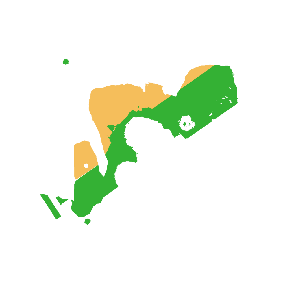 Biome Rust Map: Procedural Map, Size: 2000, Seed: 81873541