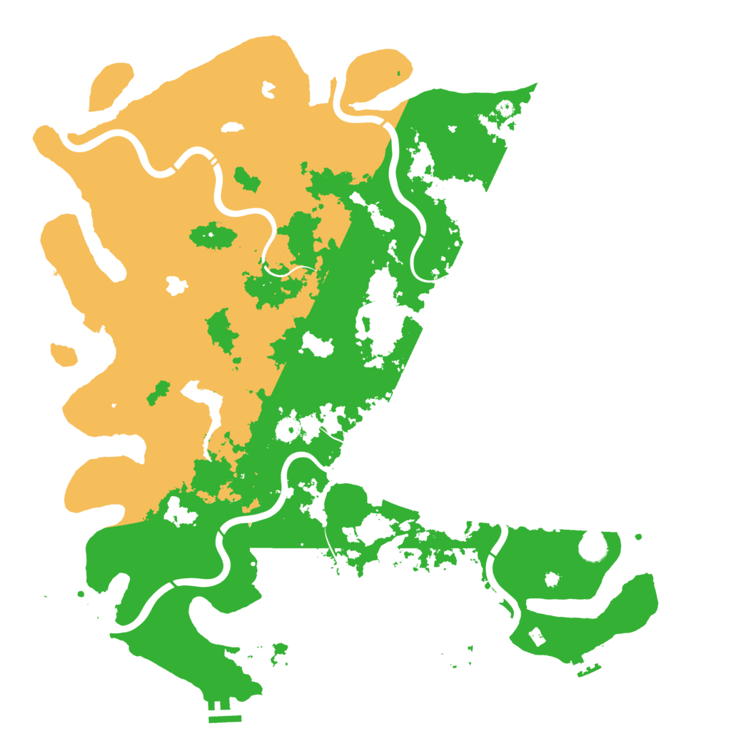 Biome Rust Map: Procedural Map, Size: 4500, Seed: 765542498