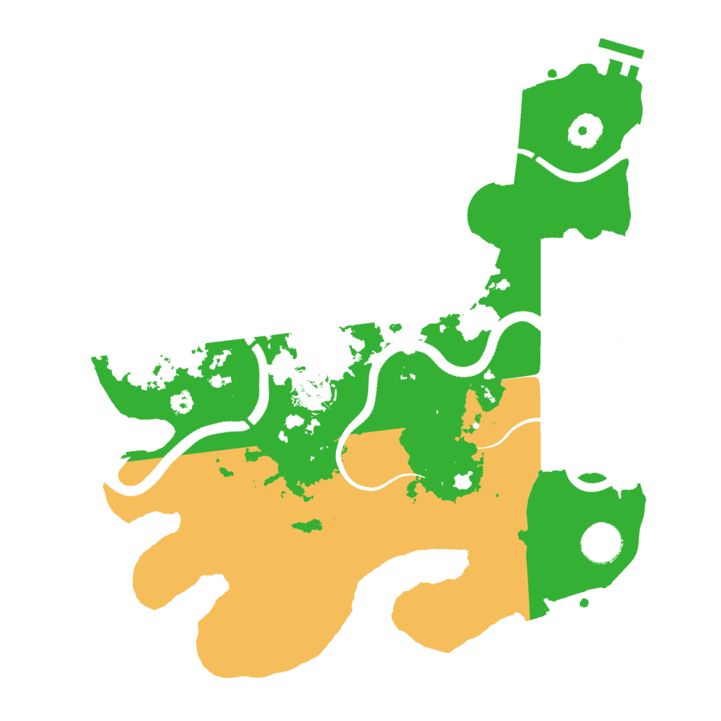 Biome Rust Map: Procedural Map, Size: 3200, Seed: 777777