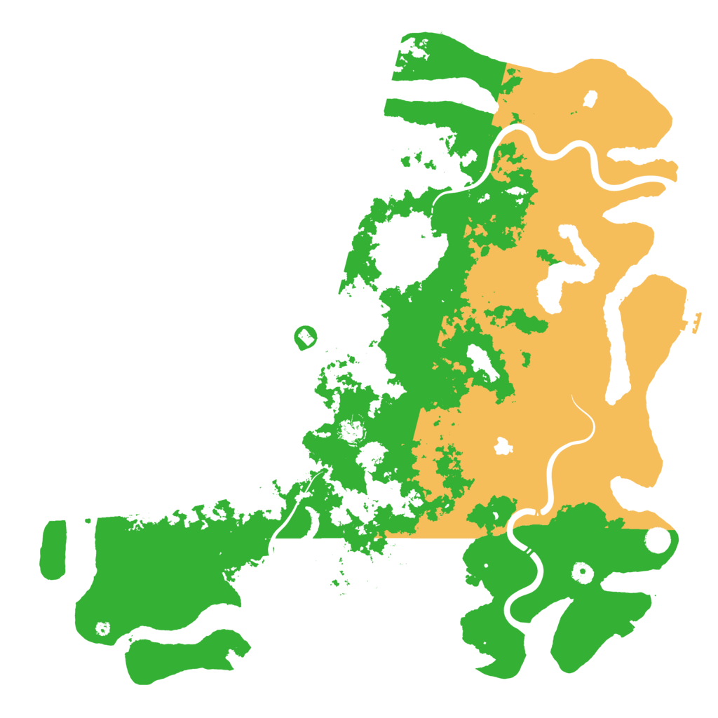 Biome Rust Map: Procedural Map, Size: 5000, Seed: 89498489