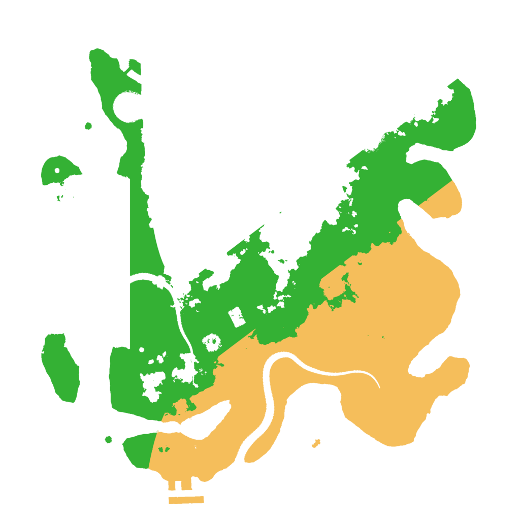 Biome Rust Map: Procedural Map, Size: 3000, Seed: 57353