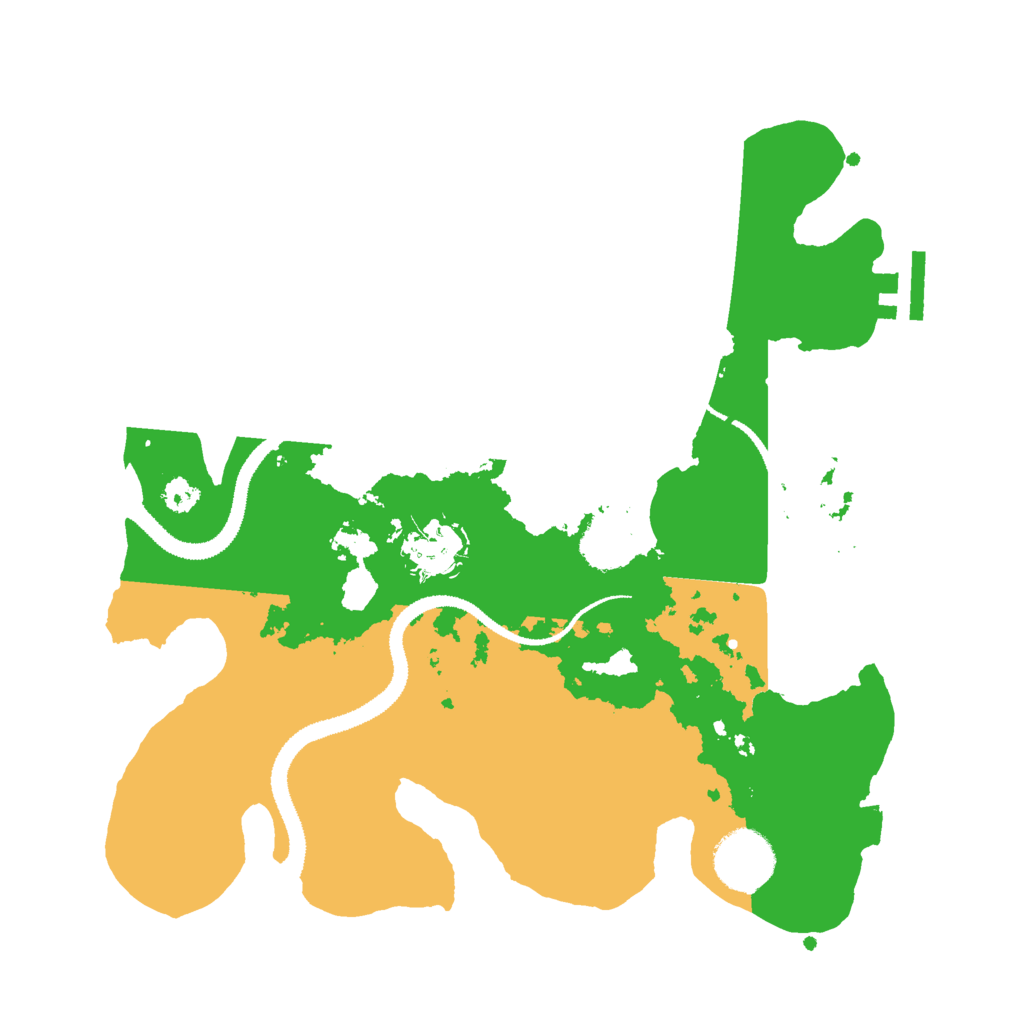 Biome Rust Map: Procedural Map, Size: 3000, Seed: 854097607