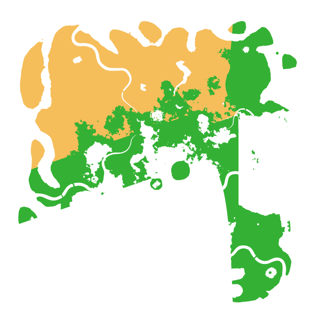 Biome Rust Map: Procedural Map, Size: 4500, Seed: 1610459823