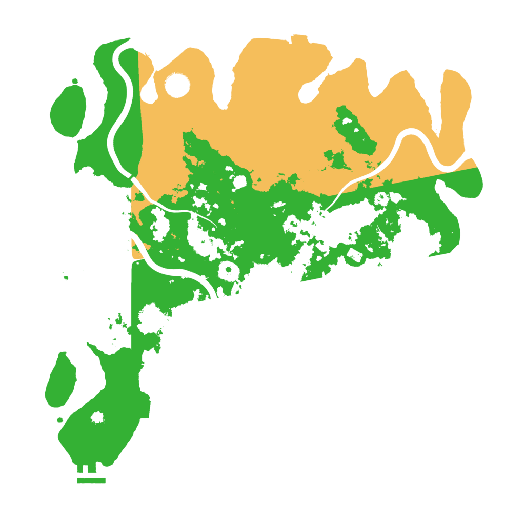 Biome Rust Map: Procedural Map, Size: 3750, Seed: 871269382