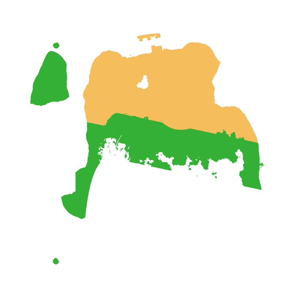 Biome Rust Map: Procedural Map, Size: 2000, Seed: 811618268