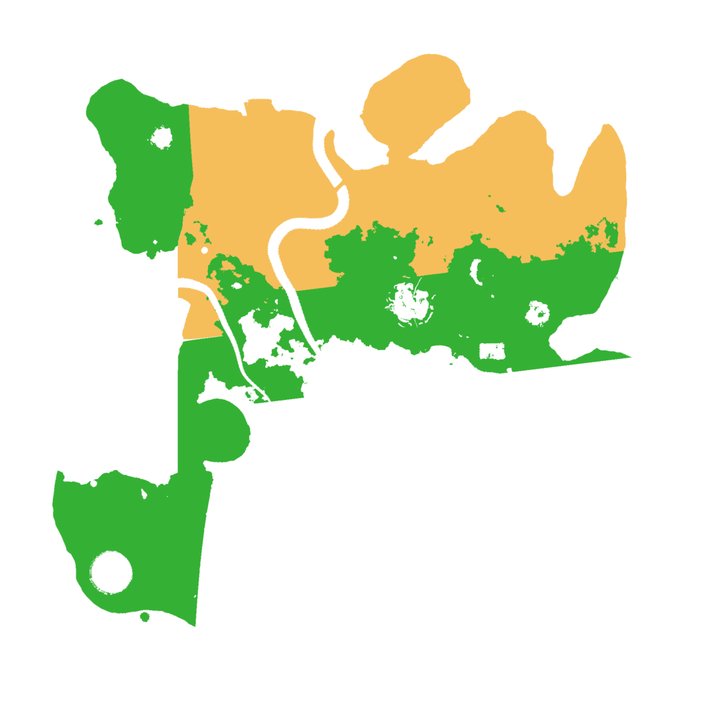 Biome Rust Map: Procedural Map, Size: 3000, Seed: 1565209634