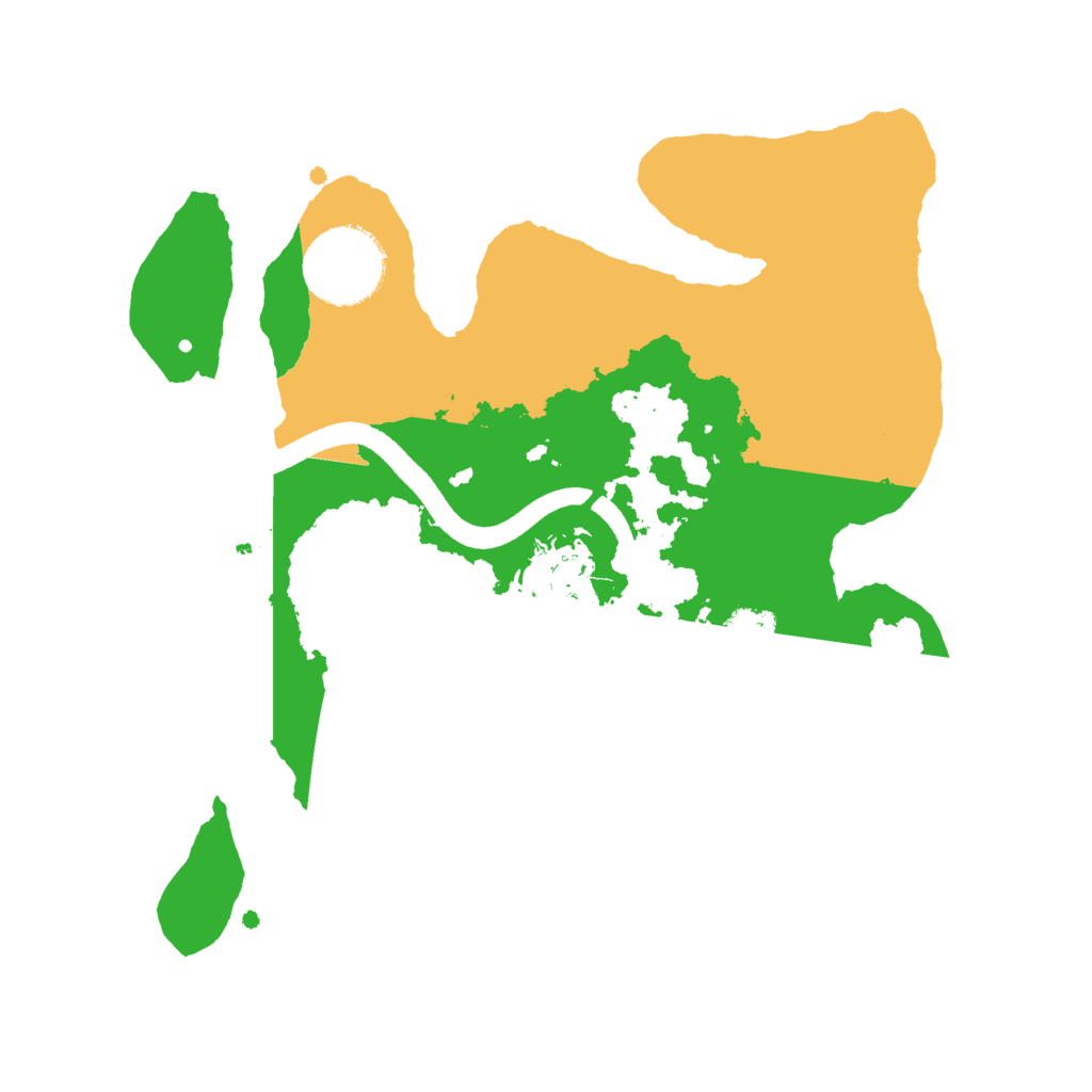 Biome Rust Map: Procedural Map, Size: 2500, Seed: 2051420238