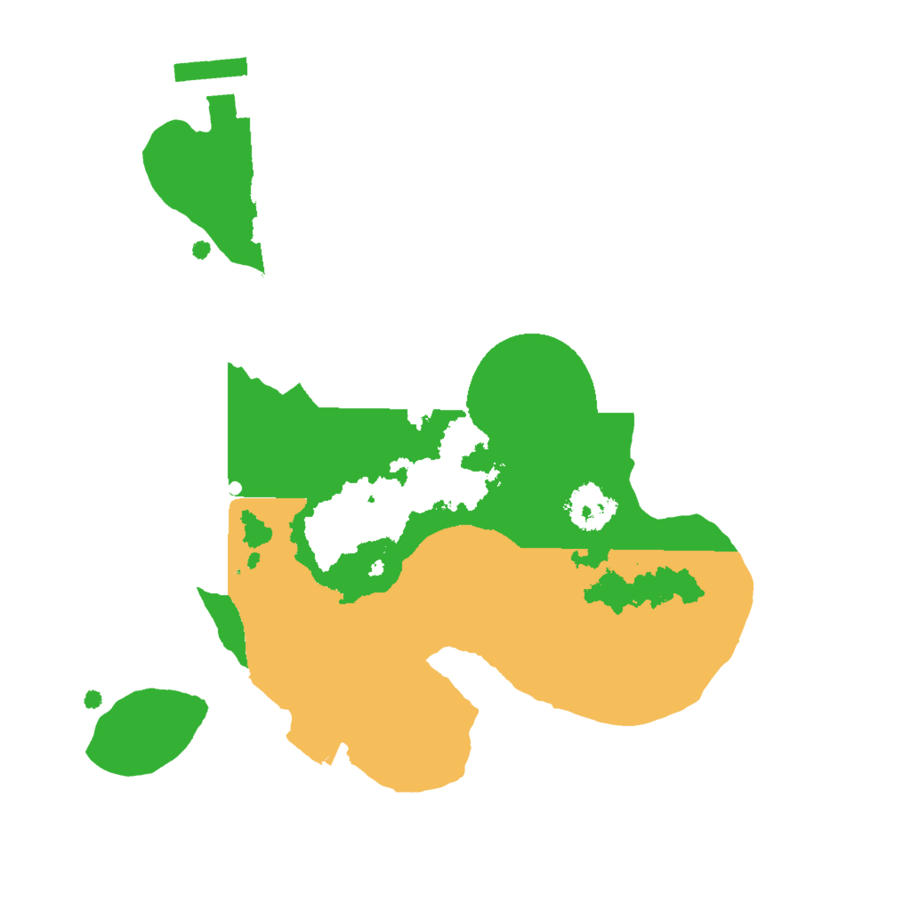 Biome Rust Map: Procedural Map, Size: 2000, Seed: 143108