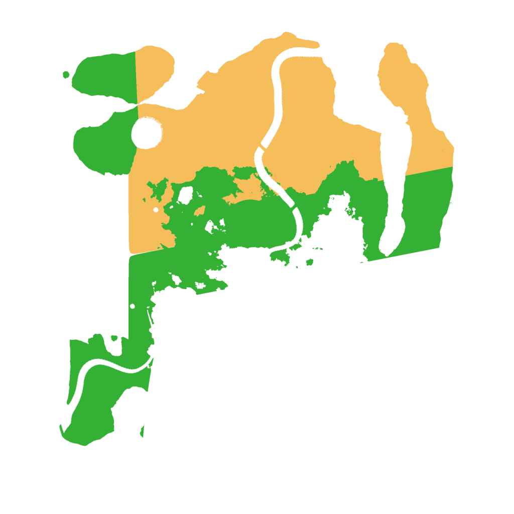 Biome Rust Map: Procedural Map, Size: 3000, Seed: 1667150730