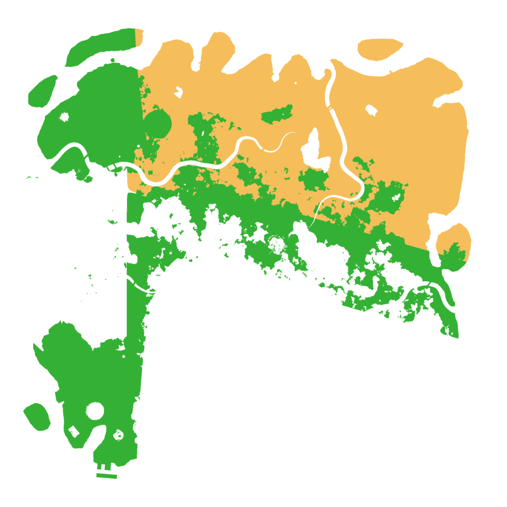 Biome Rust Map: Procedural Map, Size: 5000, Seed: 286152044