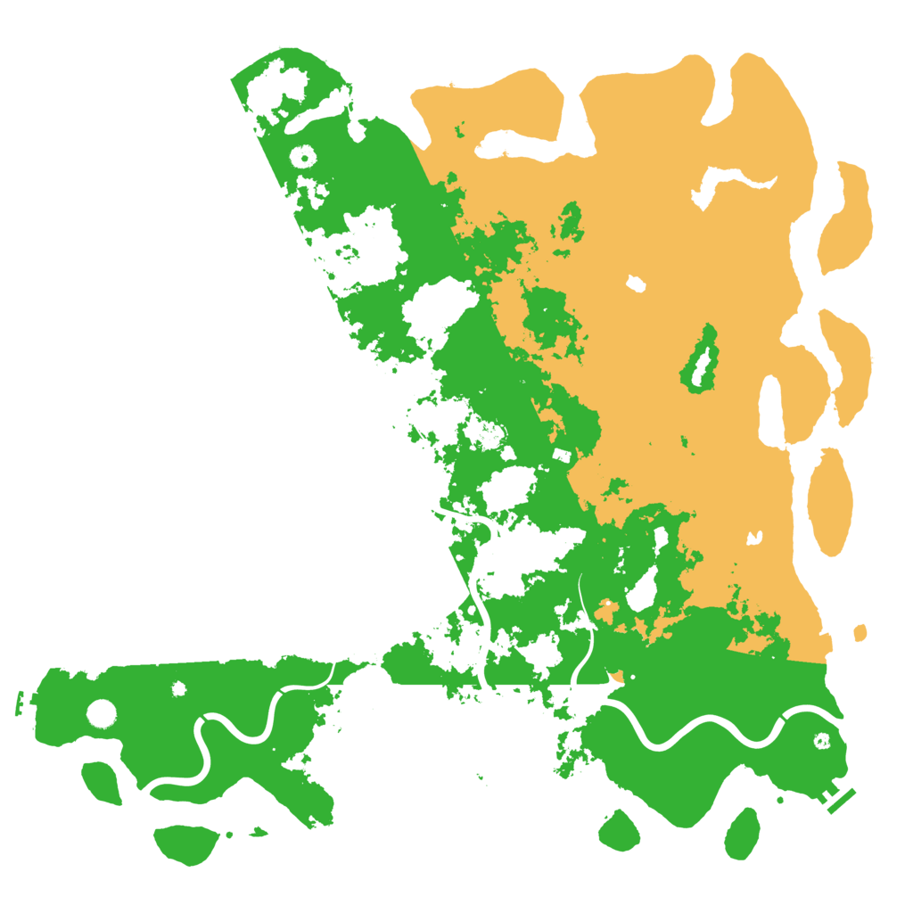 Biome Rust Map: Procedural Map, Size: 5500, Seed: 252986694