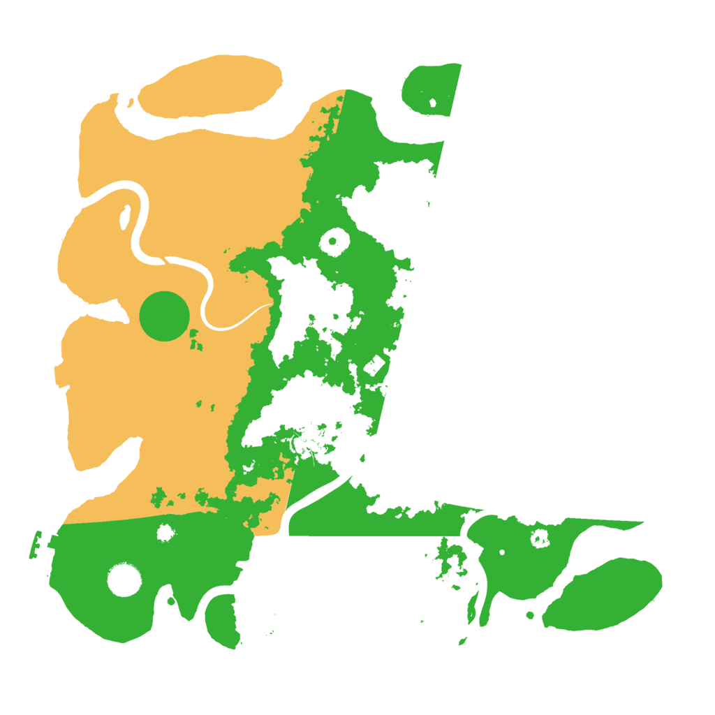 Biome Rust Map: Procedural Map, Size: 3750, Seed: 740408243