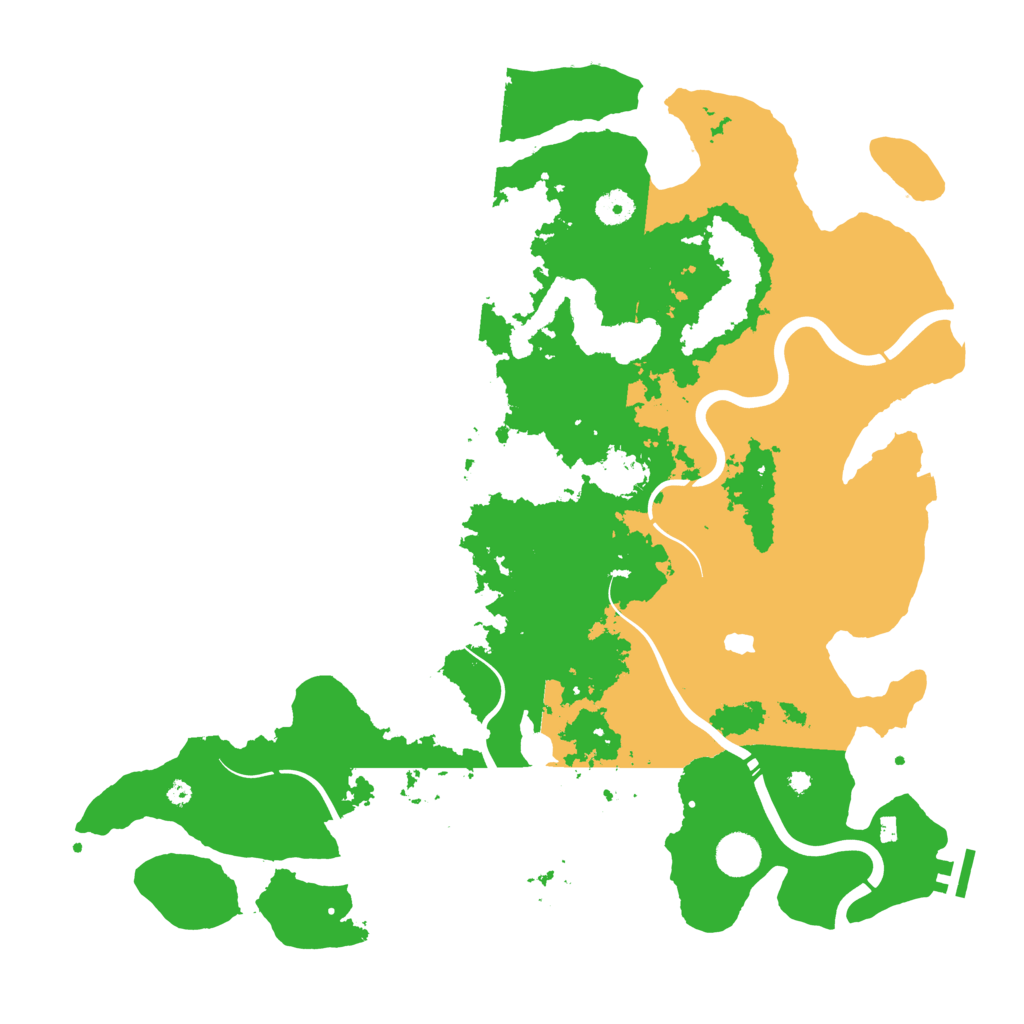 Biome Rust Map: Procedural Map, Size: 4250, Seed: 900302