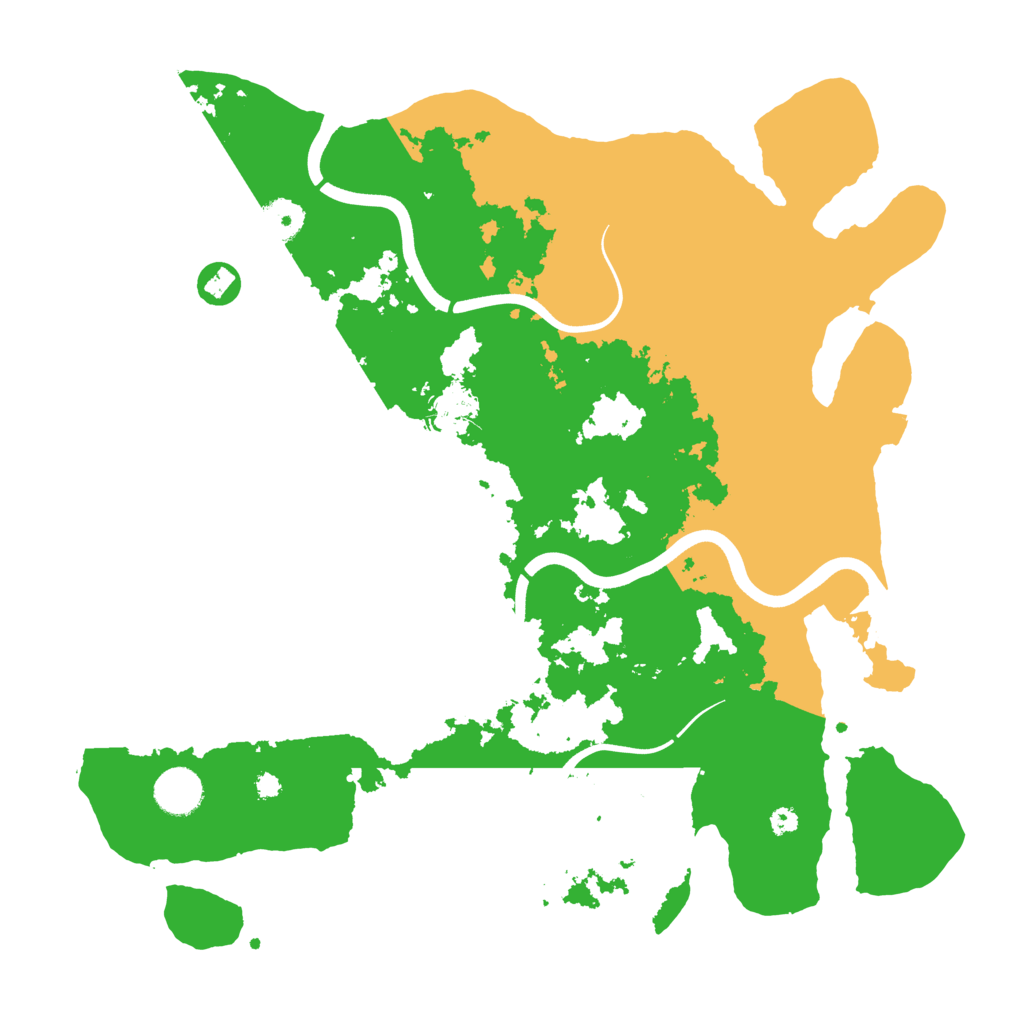 Biome Rust Map: Procedural Map, Size: 3750, Seed: 2129101564