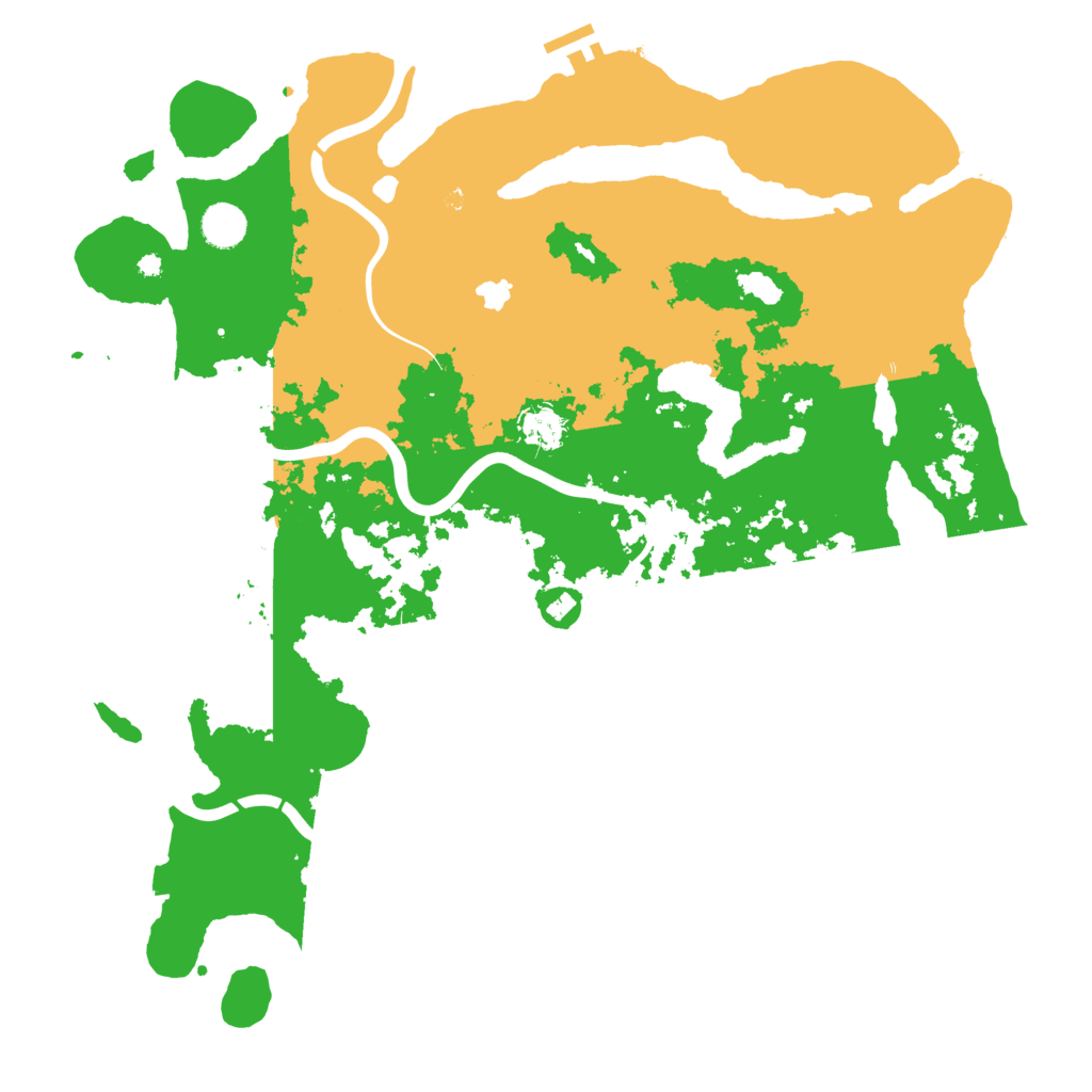Biome Rust Map: Procedural Map, Size: 4250, Seed: 285895697