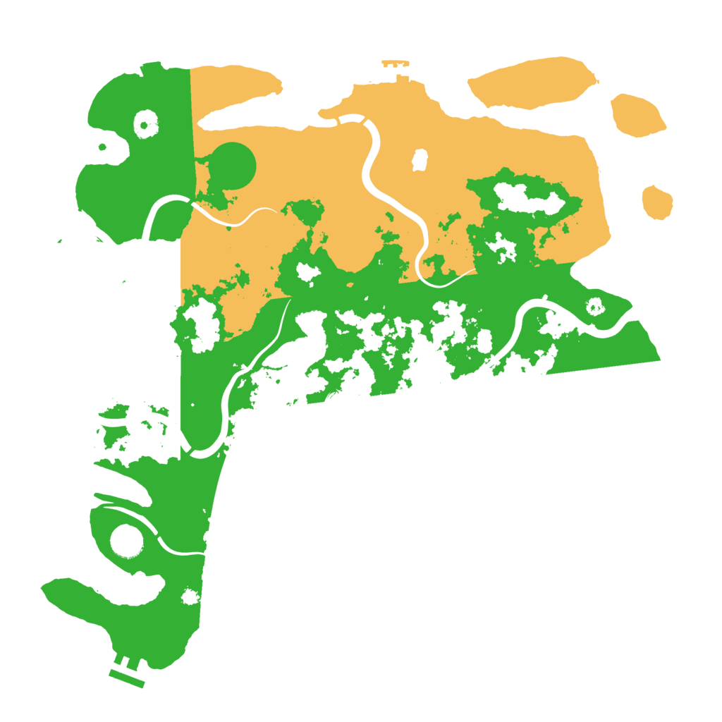 Biome Rust Map: Procedural Map, Size: 4000, Seed: 1170528538