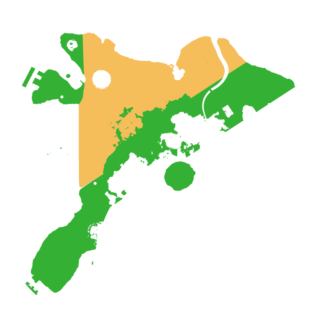 Biome Rust Map: Procedural Map, Size: 3000, Seed: 877242535