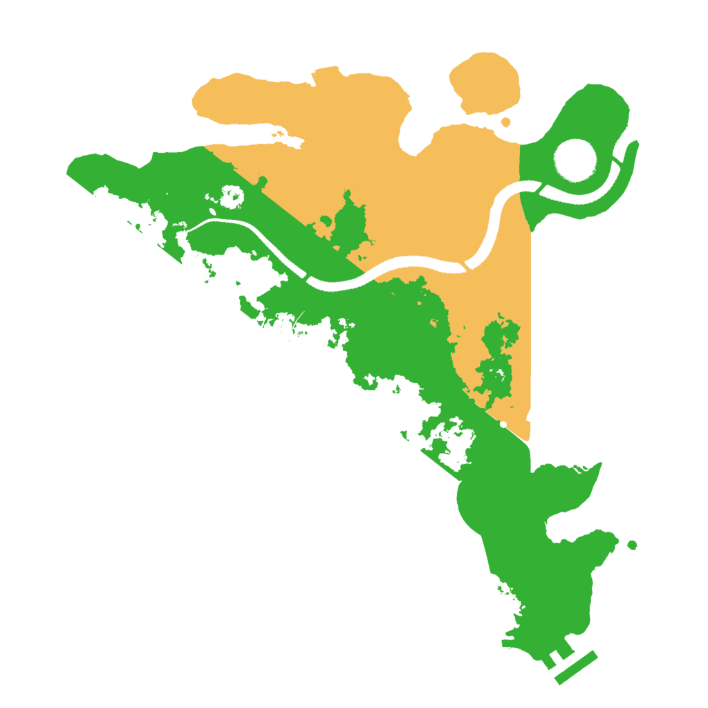 Biome Rust Map: Procedural Map, Size: 3000, Seed: 935915169