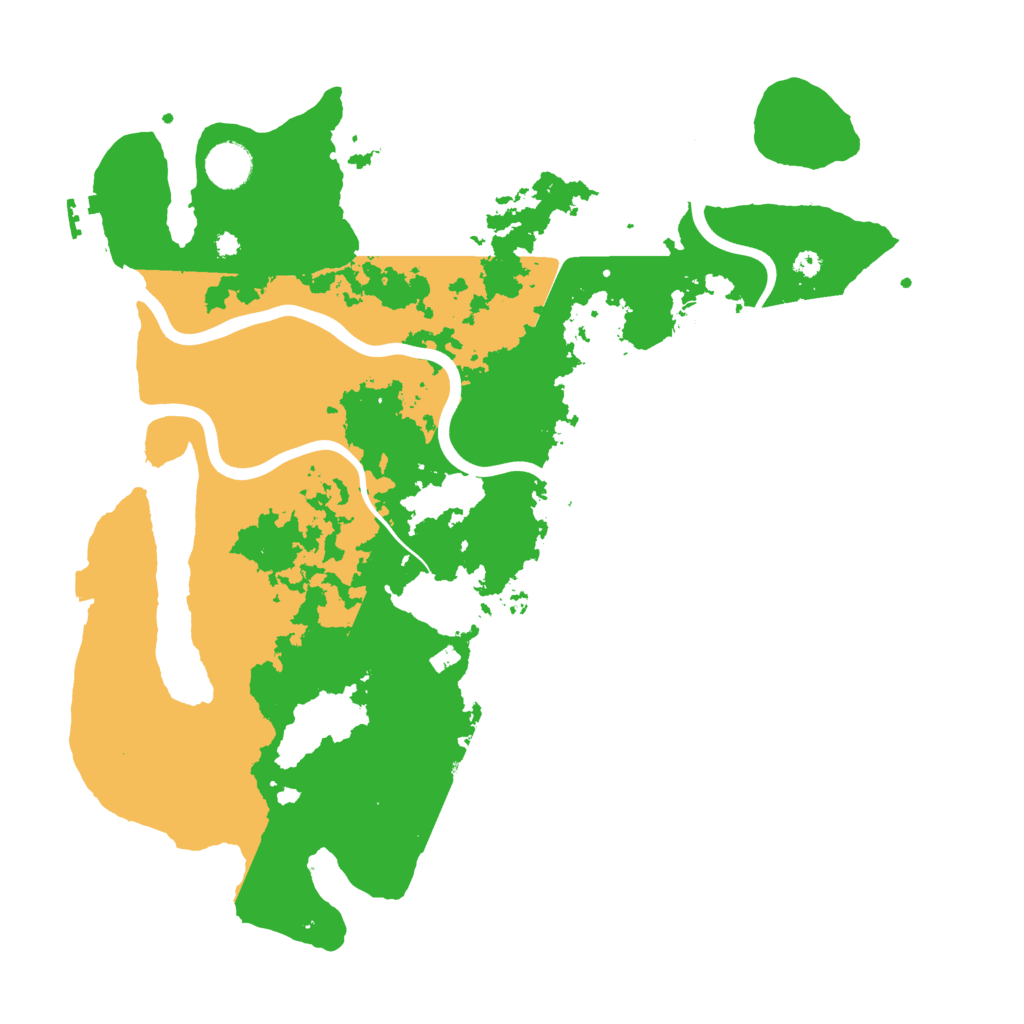 Biome Rust Map: Procedural Map, Size: 3900, Seed: 1052243454