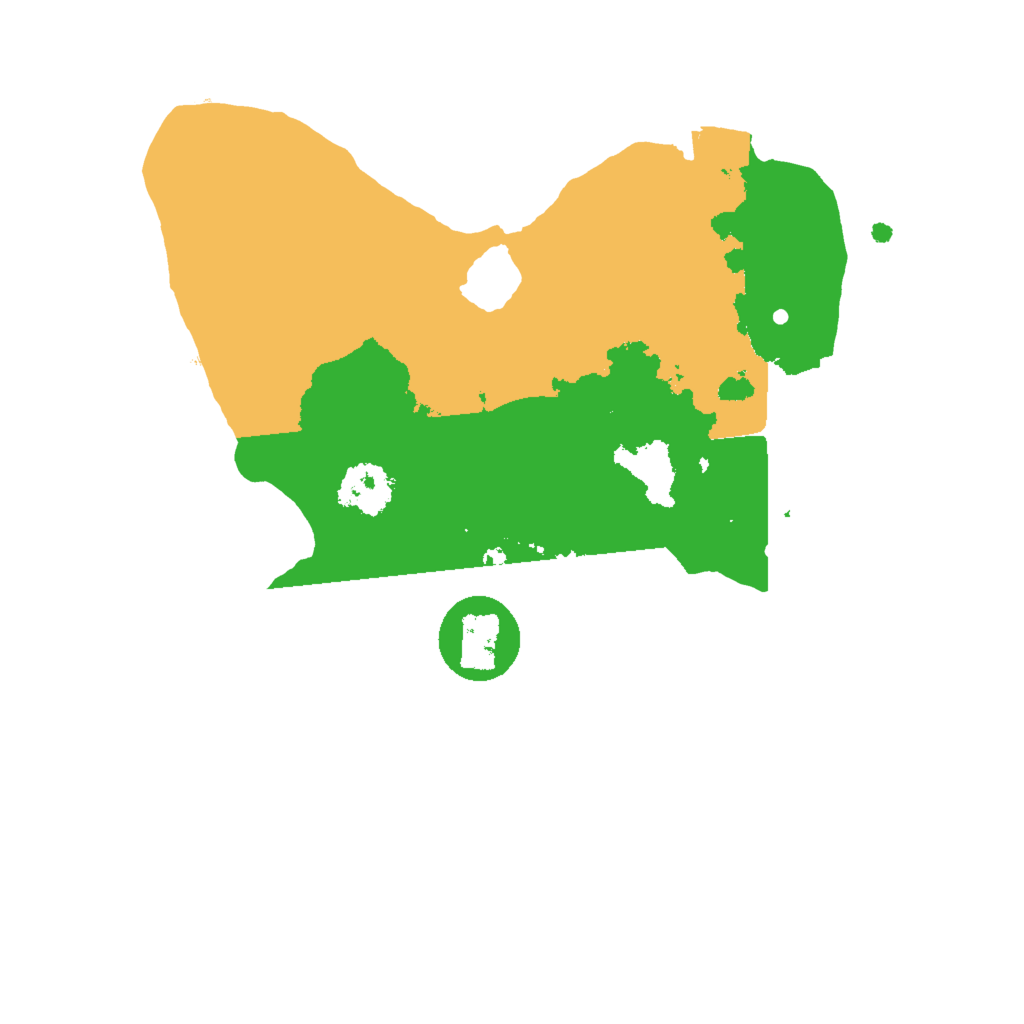 Biome Rust Map: Procedural Map, Size: 2000, Seed: 200685751
