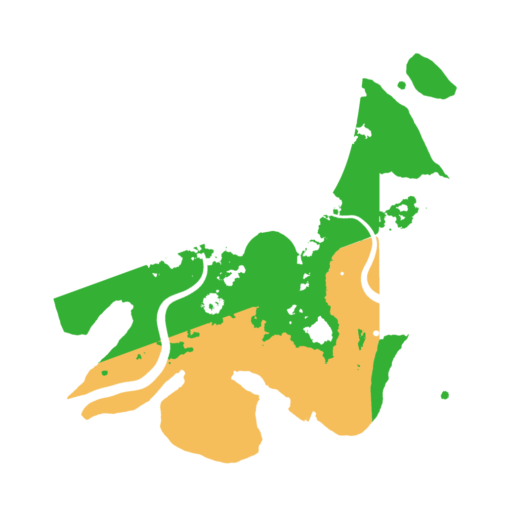 Biome Rust Map: Procedural Map, Size: 2500, Seed: 123233784