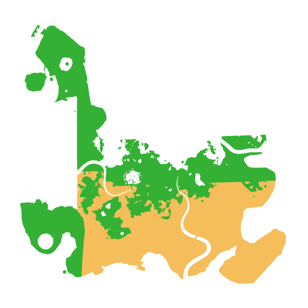 Biome Rust Map: Procedural Map, Size: 3500, Seed: 860365825