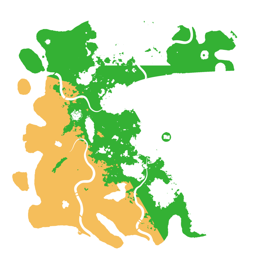 Biome Rust Map: Procedural Map, Size: 4500, Seed: 580000