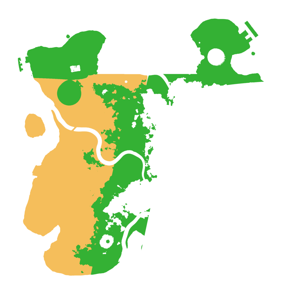 Biome Rust Map: Procedural Map, Size: 3250, Seed: 1297899353