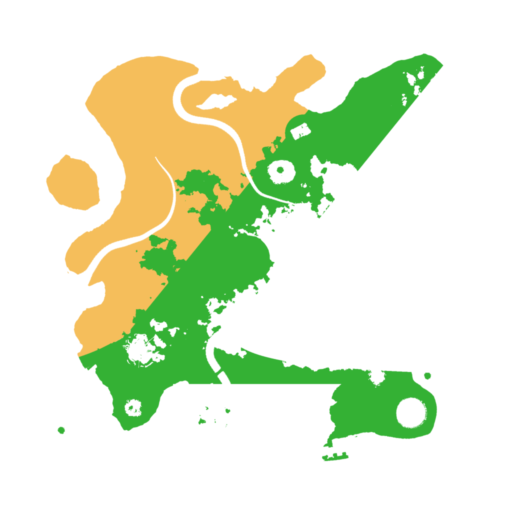 Biome Rust Map: Procedural Map, Size: 3000, Seed: 1687102204