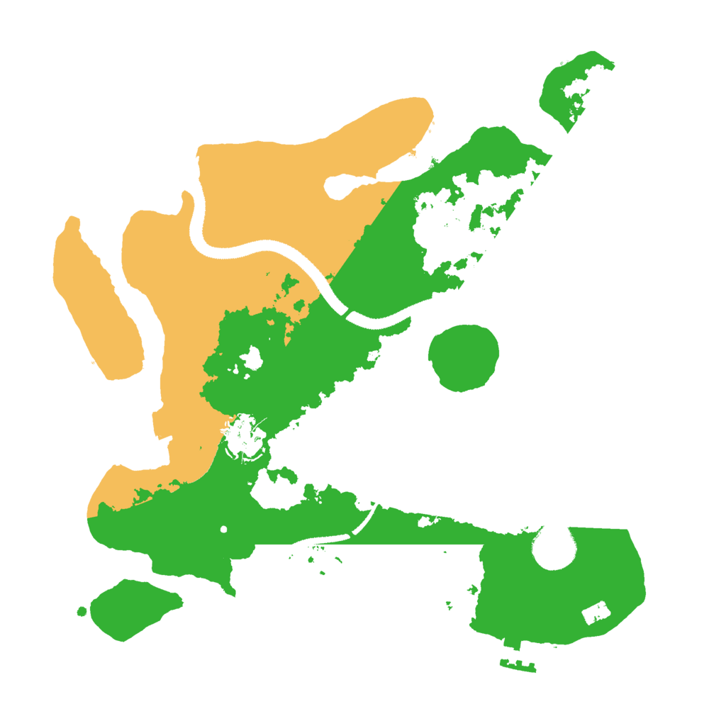 Biome Rust Map: Procedural Map, Size: 3000, Seed: 1454516165