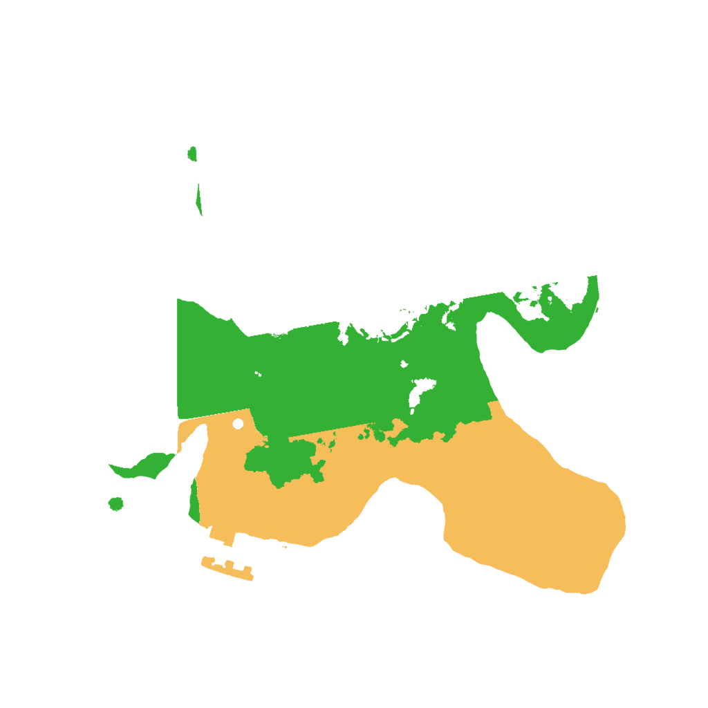 Biome Rust Map: Procedural Map, Size: 2000, Seed: 2434567