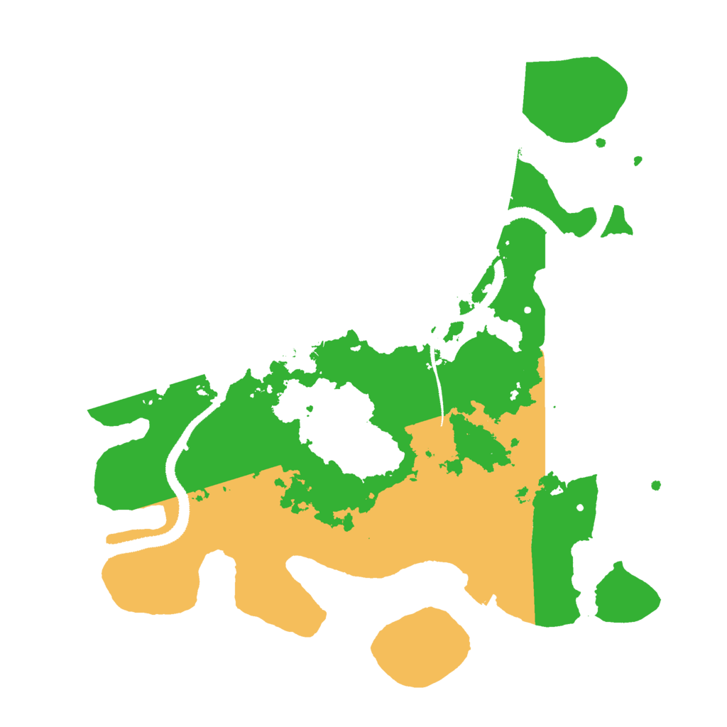 Biome Rust Map: Procedural Map, Size: 3000, Seed: 23235