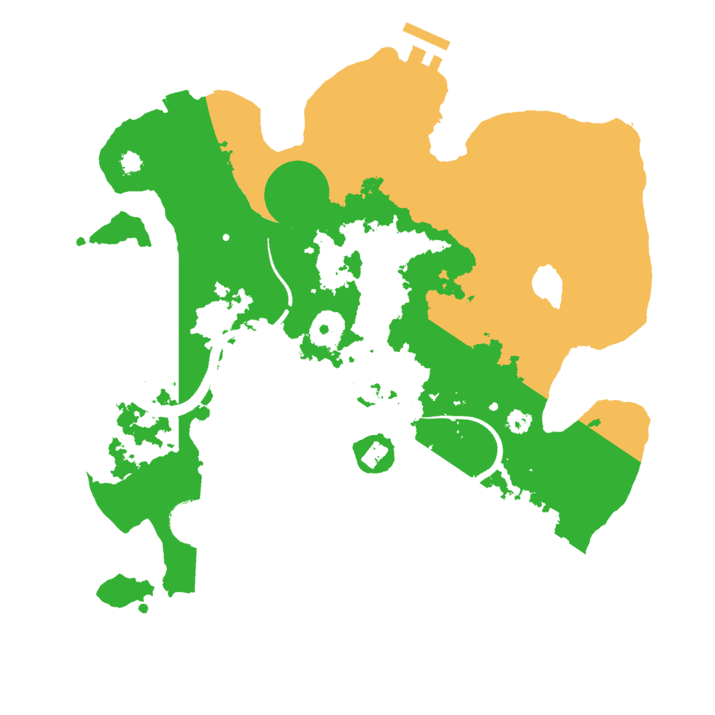 Biome Rust Map: Procedural Map, Size: 3000, Seed: 1530849640