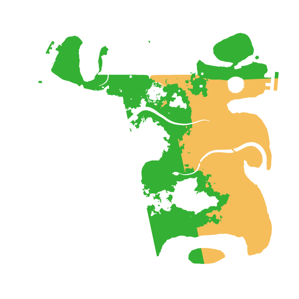Biome Rust Map: Procedural Map, Size: 3250, Seed: 639318000