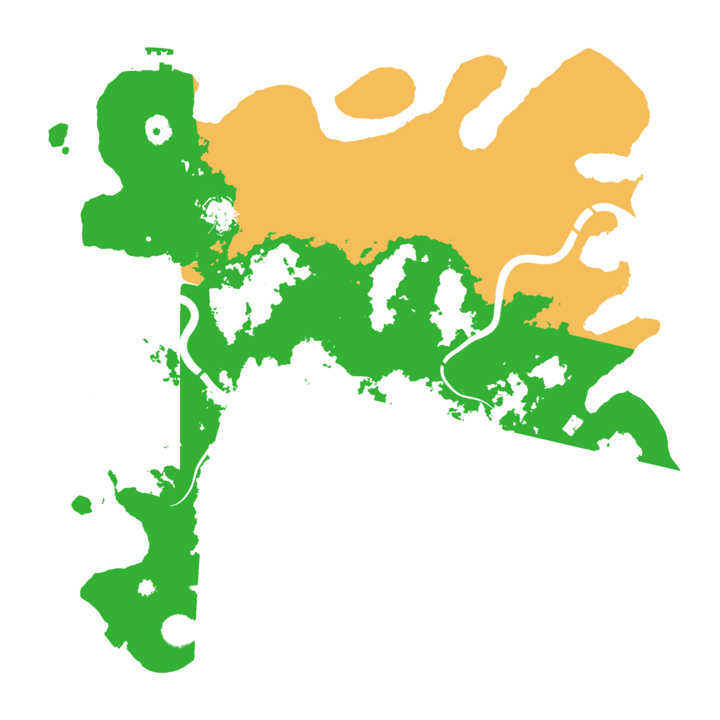 Biome Rust Map: Procedural Map, Size: 3900, Seed: 1753850249