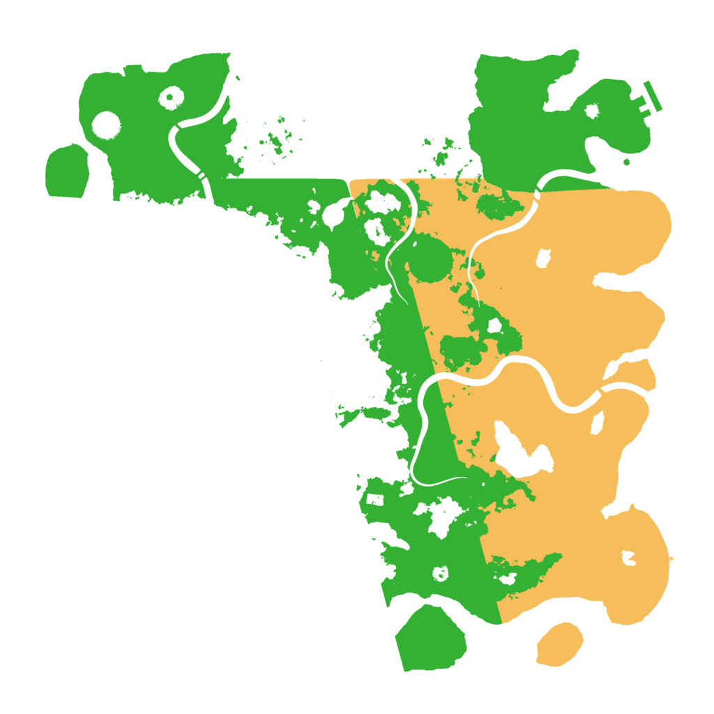 Biome Rust Map: Procedural Map, Size: 4500, Seed: 960705818