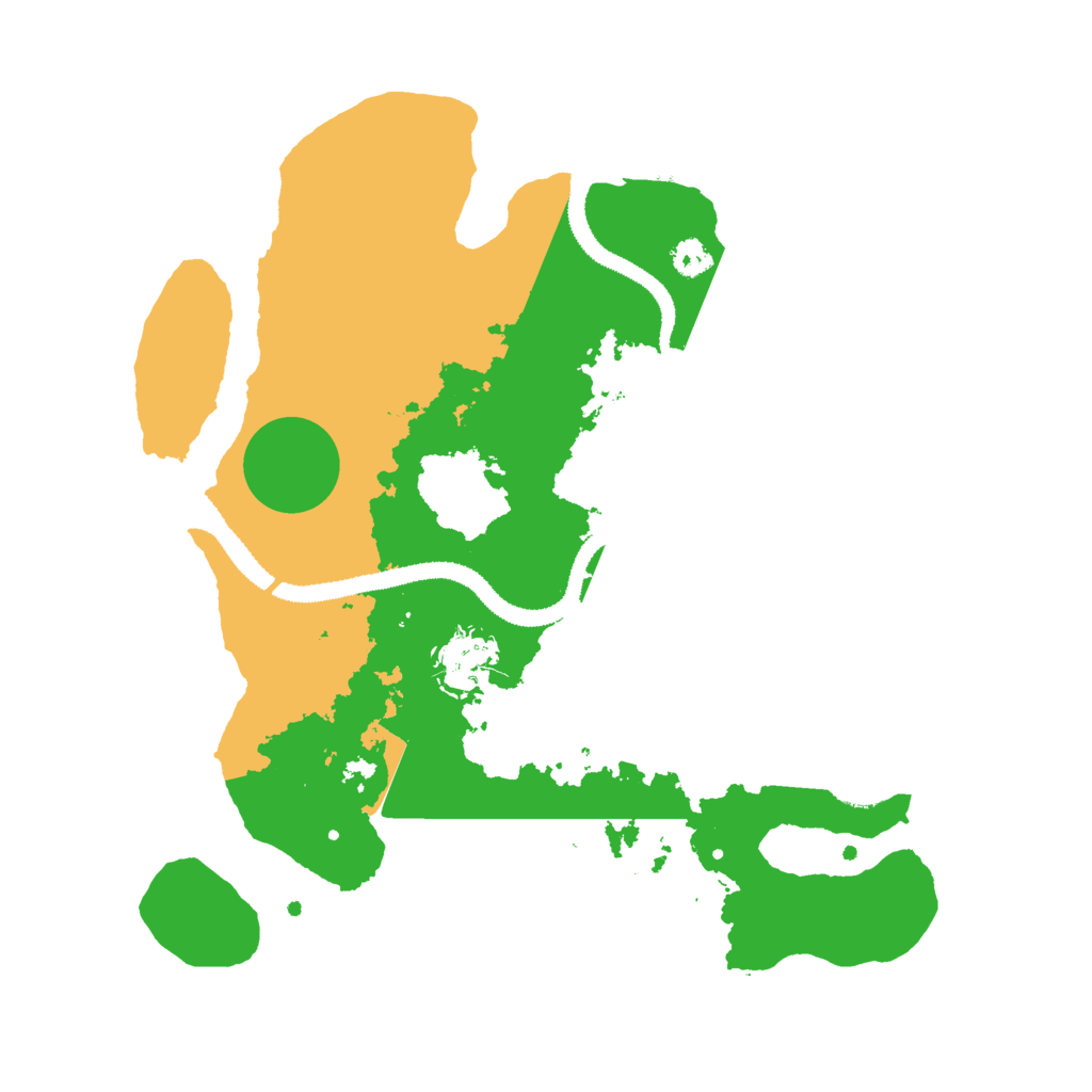 Biome Rust Map: Procedural Map, Size: 3000, Seed: 24136