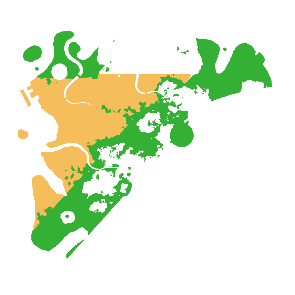 Biome Rust Map: Procedural Map, Size: 3300, Seed: 206